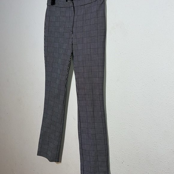 Theory Womens Black Cream Houndstooth Classy Fit Skinny Pants Size 00 - Picture 5 of 15